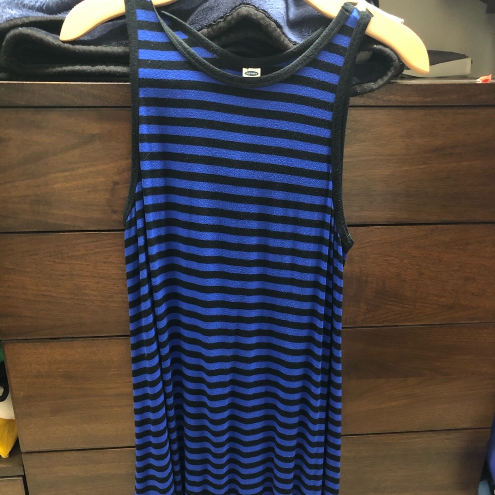 Striped Old Navy tank dress